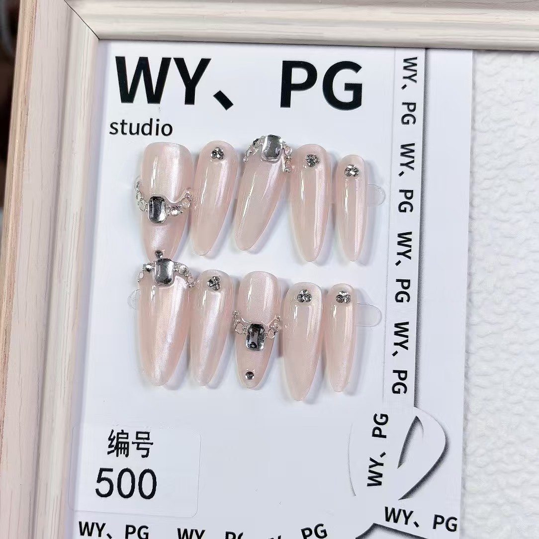 3cm 2024 hot sale Ultra-thin reusable false nails number 500