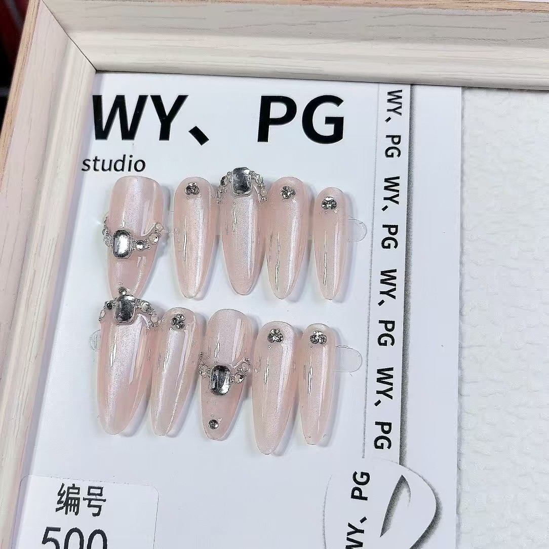 3cm 2024 hot sale Ultra-thin reusable false nails number 500