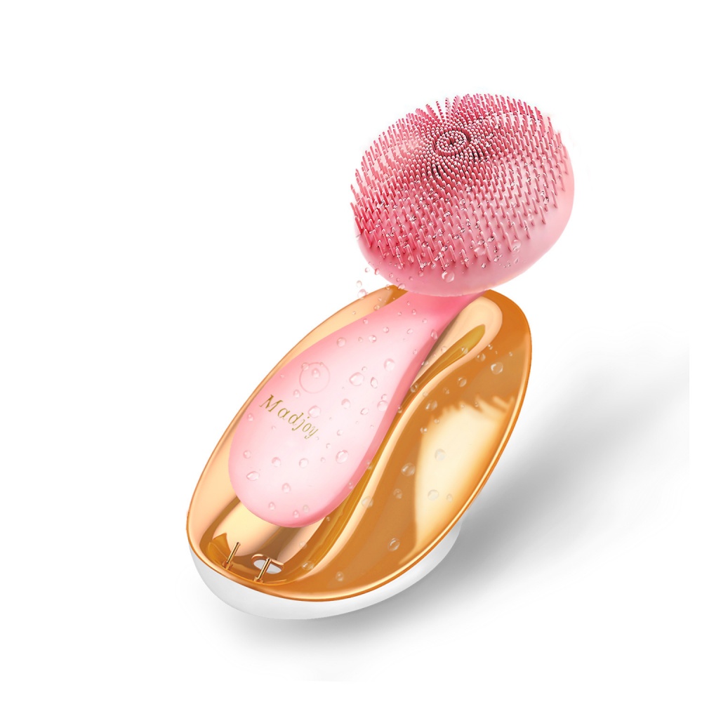 Electric Sonic Silicone Face Brush - Facial Cleansing Brush for Deep Skin Cleaning and Exfoliation
