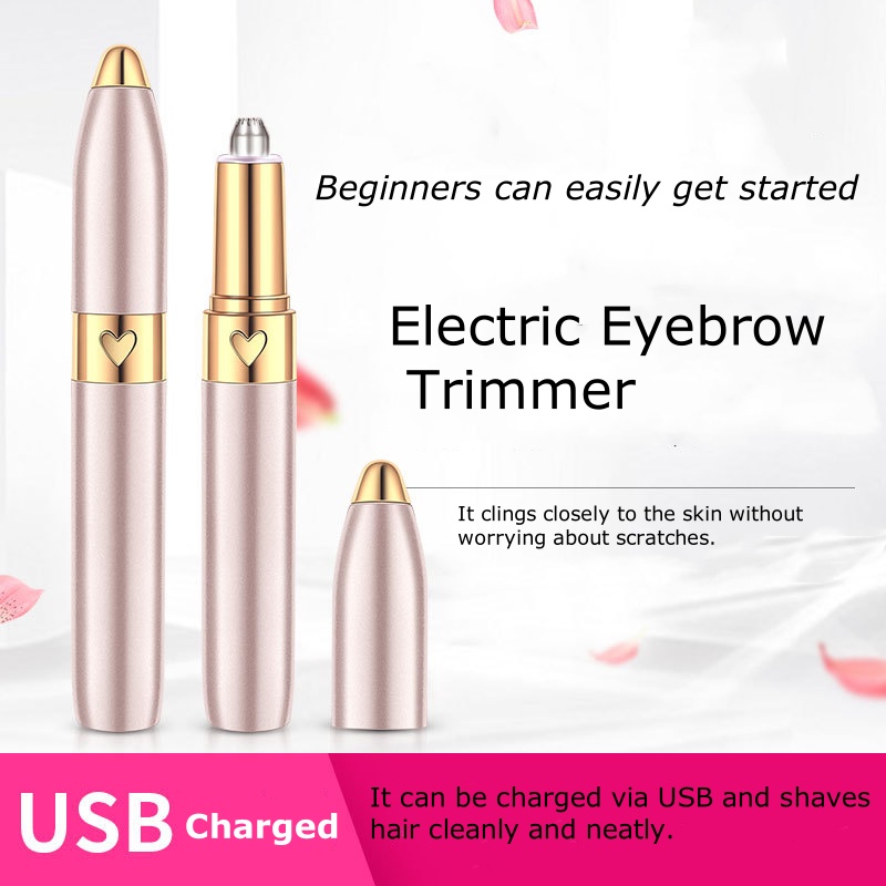 Hot-Selling USB Rechargeable Electric Eyebrow Trimmer