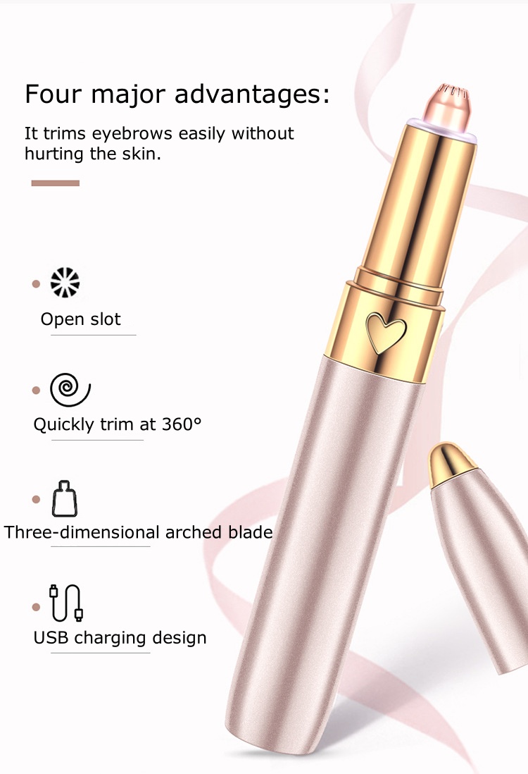 Hot-Selling USB Rechargeable Electric Eyebrow Trimmer