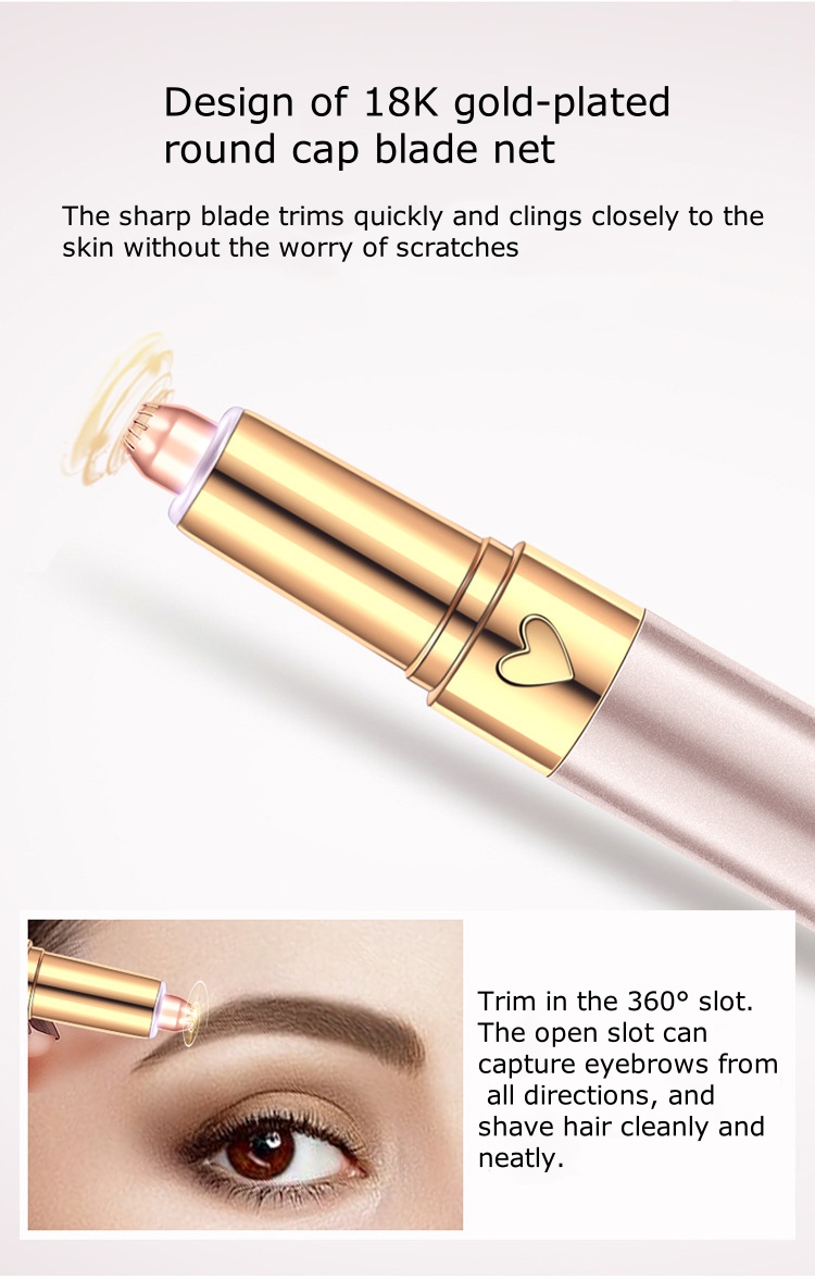 Hot-Selling USB Rechargeable Electric Eyebrow Trimmer