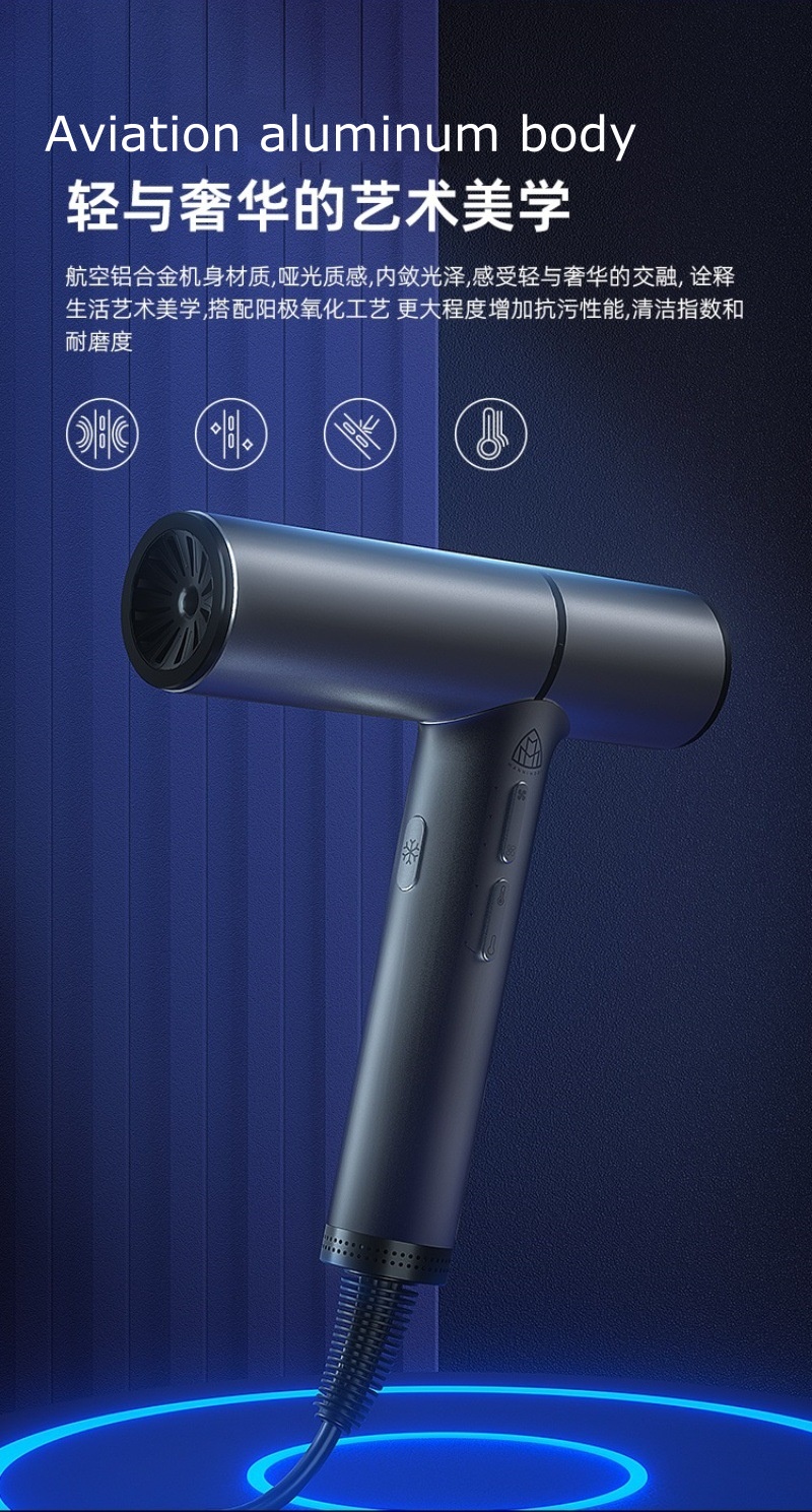 Professional High Power Hair Dryer with Constant Temperature Negative Ion Technology and High Speed Professional High Power Hair Dryer with Constant Temperature Negative Ion Technology and High Speed