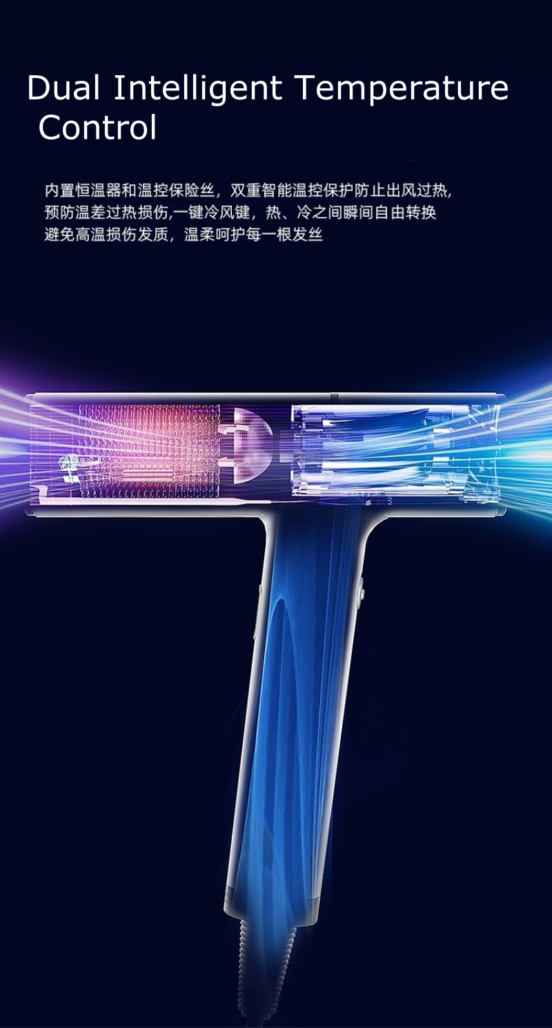 Professional High Power Hair Dryer with Constant Temperature Negative Ion Technology and High Speed Professional High Power Hair Dryer with Constant Temperature Negative Ion Technology and High Speed