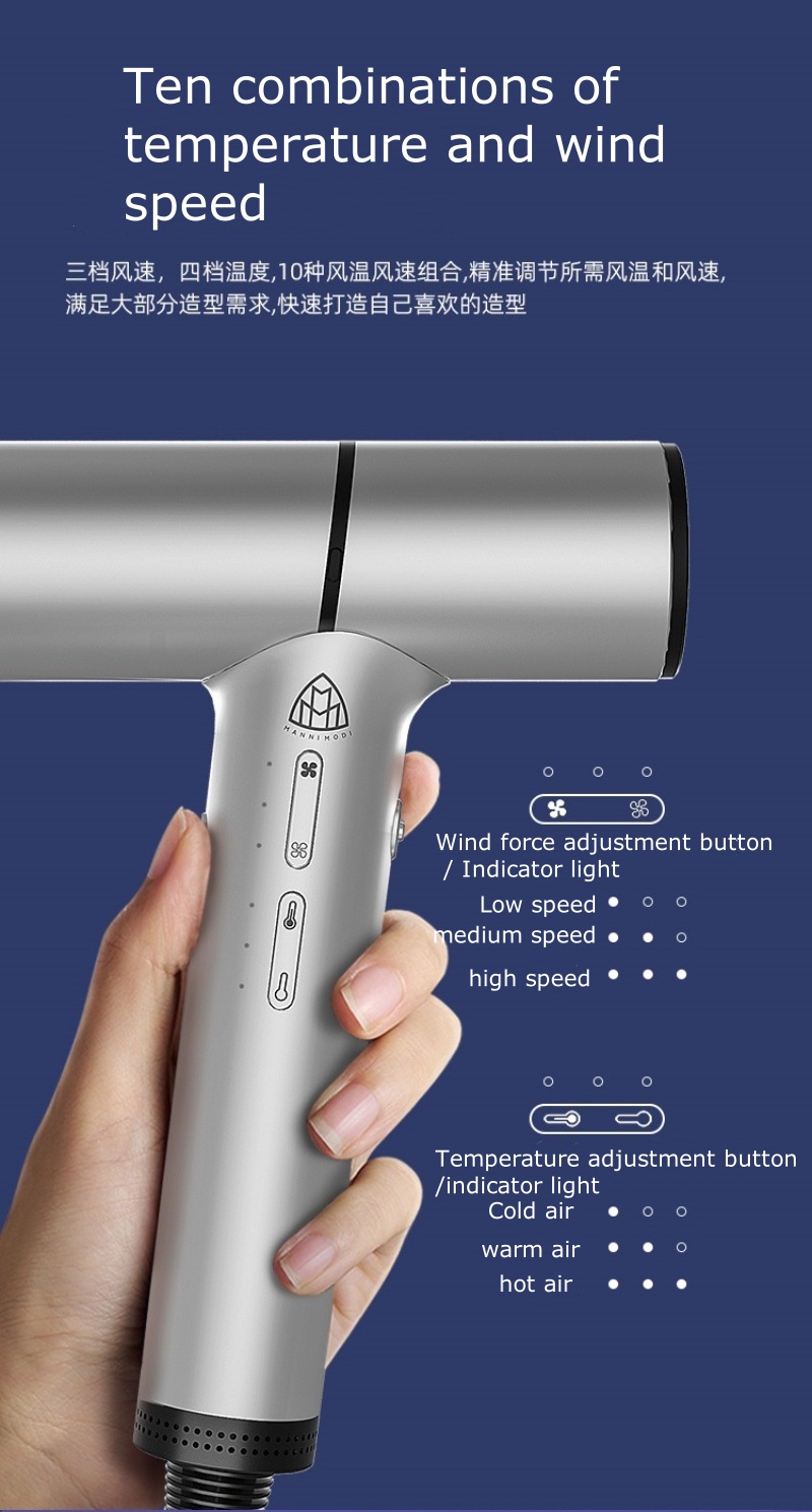 Professional High Power Hair Dryer with Constant Temperature Negative Ion Technology and High Speed Professional High Power Hair Dryer with Constant Temperature Negative Ion Technology and High Speed