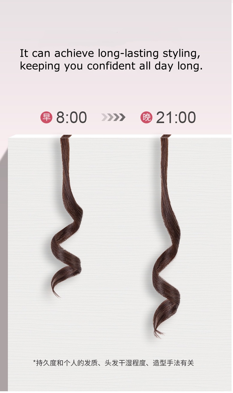 Spiral Ceramic Glaze Plate 10-Level Temperature Control Straightener and Curler Dual-Use Hair tool Spiral Ceramic Glaze Plate 10-Level Temperature Control Straightener and Curler Dual-Use Hair tool