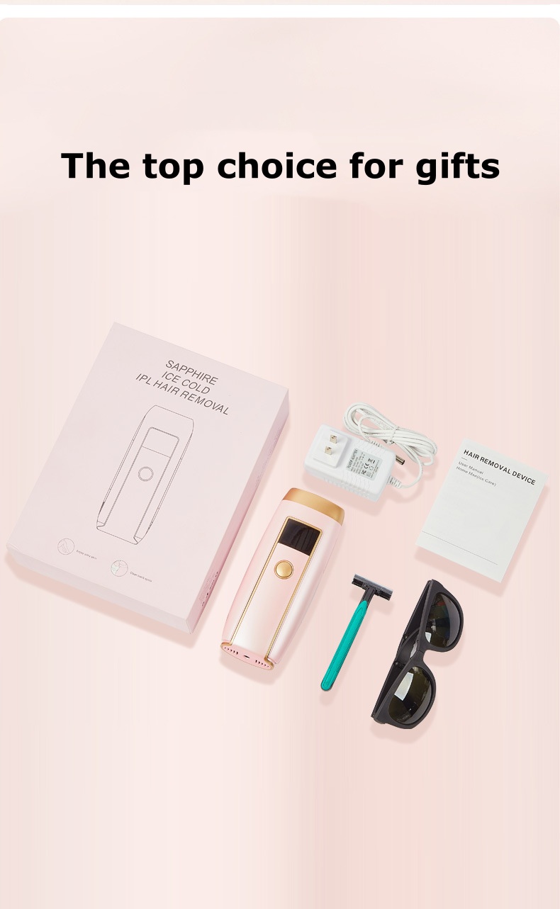 IPL Ice Point Laser Hair Removal Device for Home Use – Painless Electric Hair Remover