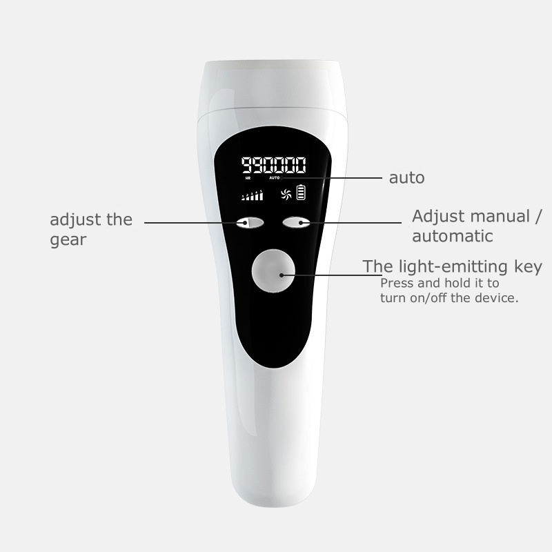 Best Portable IPL Hair Removal Device for Salon and Home Use Full-Body Painless Hair Removal