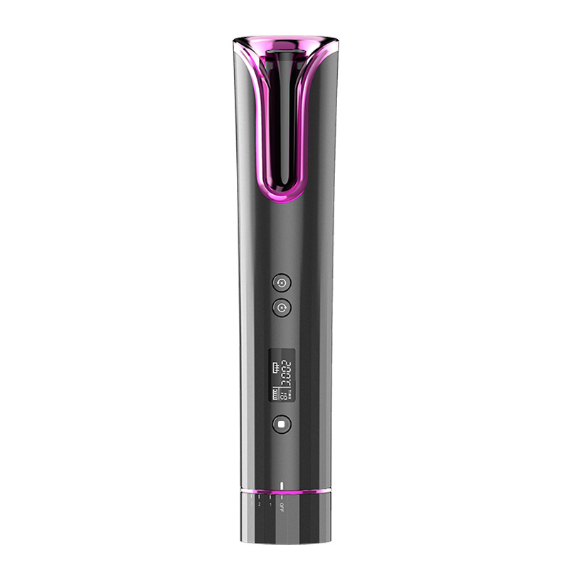 Portable Wireless Automatic Curling Iron - USB Rechargeable, Smart LCD, Multi-Functional for Travel