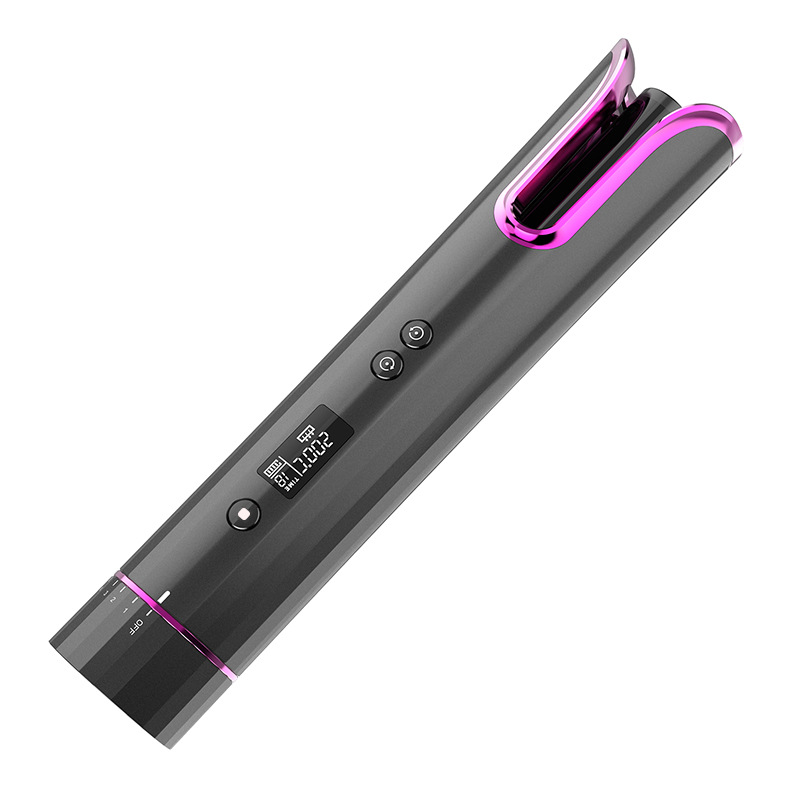 Portable Wireless Automatic Curling Iron - USB Rechargeable, Smart LCD, Multi-Functional for Travel