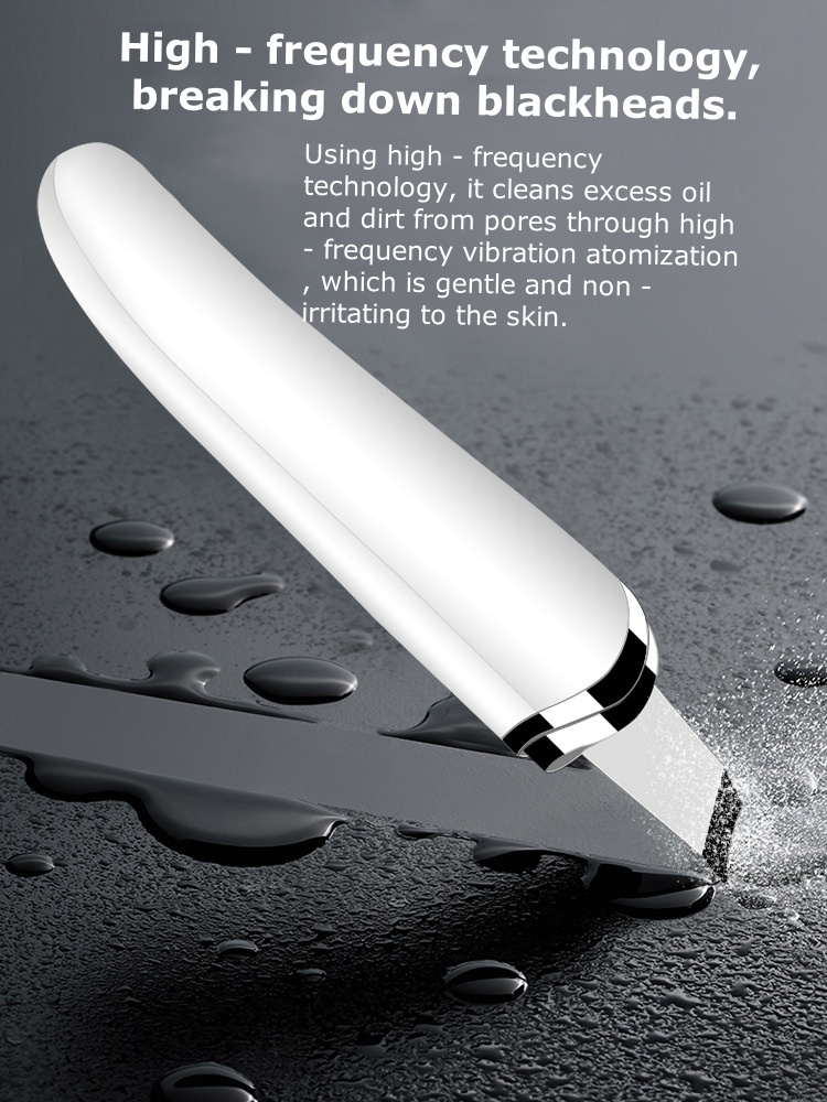 Ultrasonic Skin Scrubber with LCD Display - Exfoliating Dead Skin Remover & Facial Beauty Device