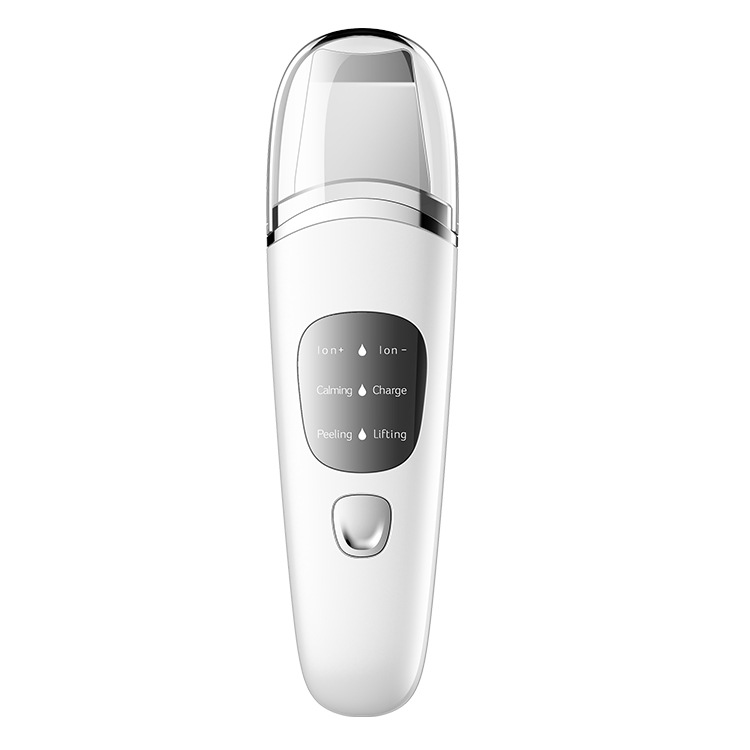 Ultrasonic Skin Scrubber with LCD Display - Exfoliating Dead Skin Remover & Facial Beauty Device