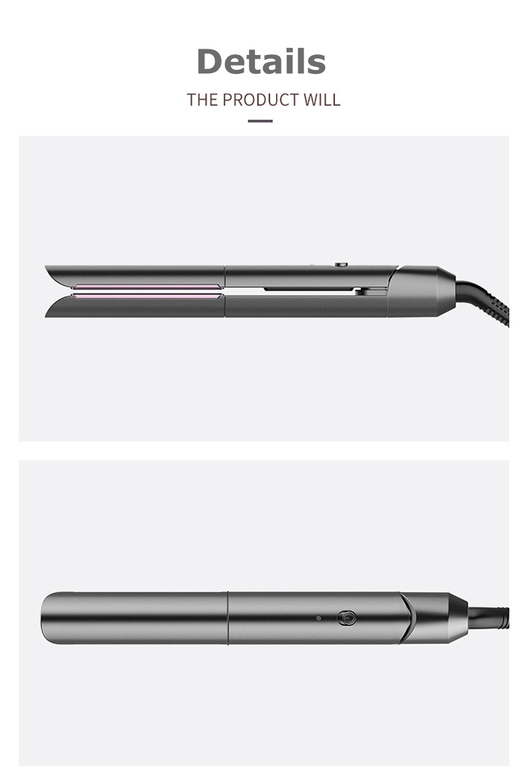 Affordable 2-in-1 Hair Straightener and Curler - Safe One-Button Temperature Control for Damage-Free Affordable 2-in-1 Hair Straightener and Curler - Safe One-Button Temperature Control for Damage-Free