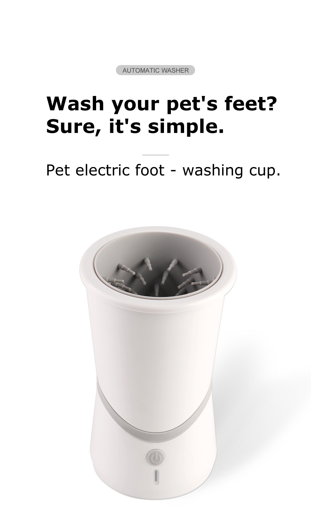 Smart Automatic Pet Paw Cleaner for Dogs & Cats – Foot Cleaning Cup & Pet Hygiene Device Smart Automatic Pet Paw Cleaner for Dogs & Cats – Foot Cleaning Cup & Pet Hygiene Device
