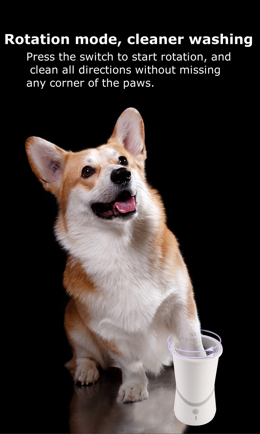 Smart Automatic Pet Paw Cleaner for Dogs & Cats – Foot Cleaning Cup & Pet Hygiene Device Smart Automatic Pet Paw Cleaner for Dogs & Cats – Foot Cleaning Cup & Pet Hygiene Device