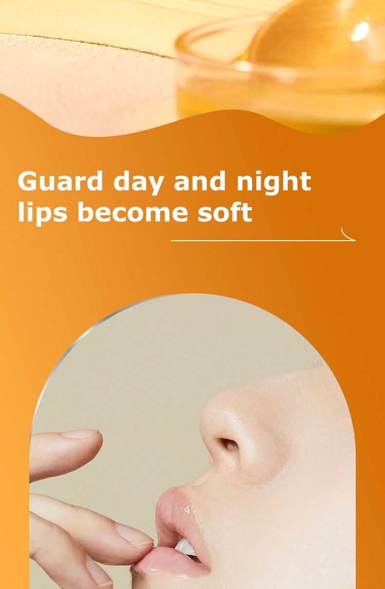 Honeypot Honey Lip Mask Honey Jar Design Overnight Hydrating & Moisturizing Lip Care Mask