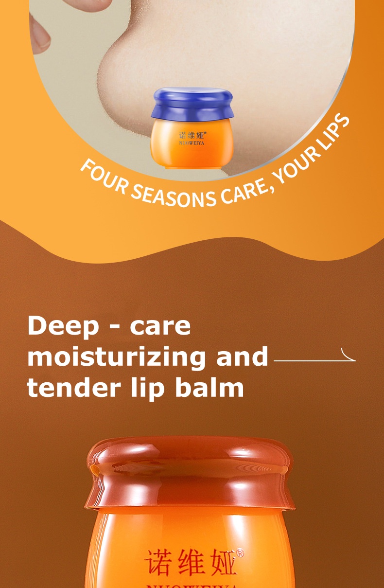Honeypot Honey Lip Mask Honey Jar Design Overnight Hydrating & Moisturizing Lip Care Mask