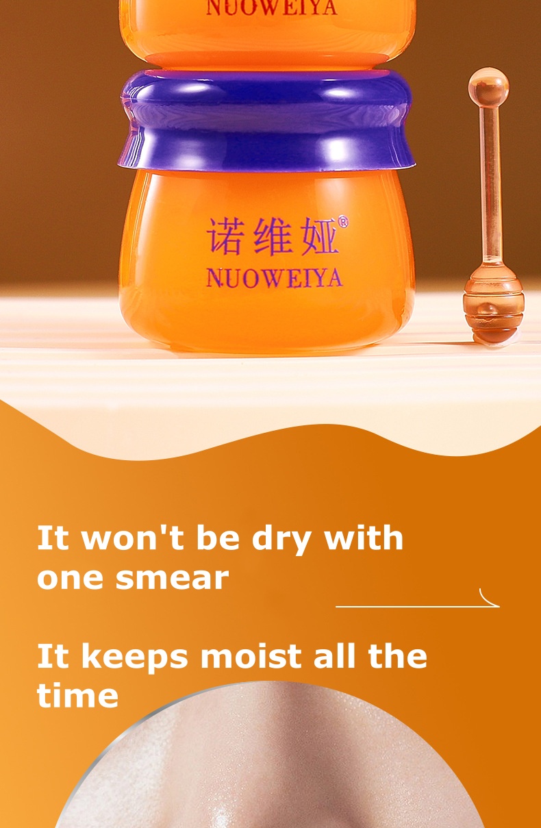 Honeypot Honey Lip Mask Honey Jar Design Overnight Hydrating & Moisturizing Lip Care Mask