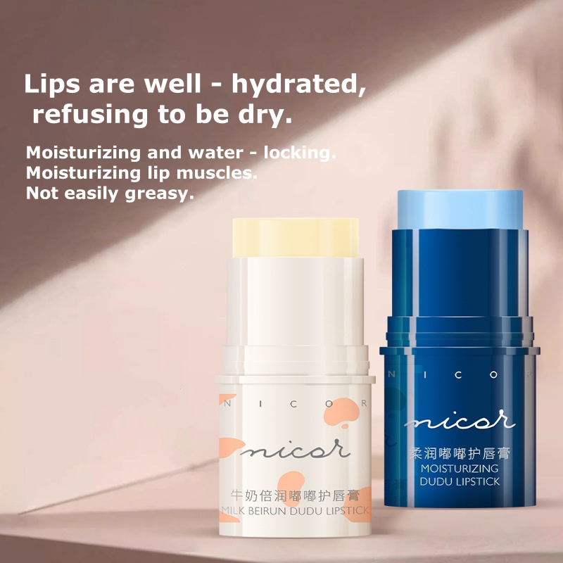 Papaya Lip Mask & Milk Lip Balm - Moisturizing Lip Care for Fine Lines and Smooth Lips