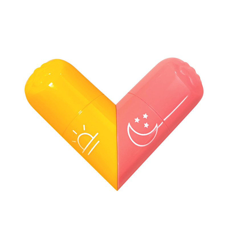 Heart-Shaped Milk Lip Balm - Hydrating & Moisturizing Fruity Lip Care for Men and Women Couples