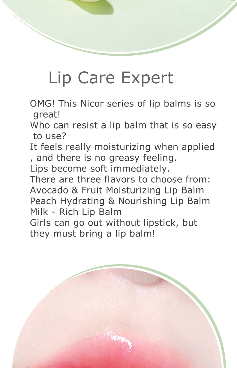 Fruity Hydrating Lip Balm - Moisturizing Lip Care for Fine Lines & Dryness Prevention