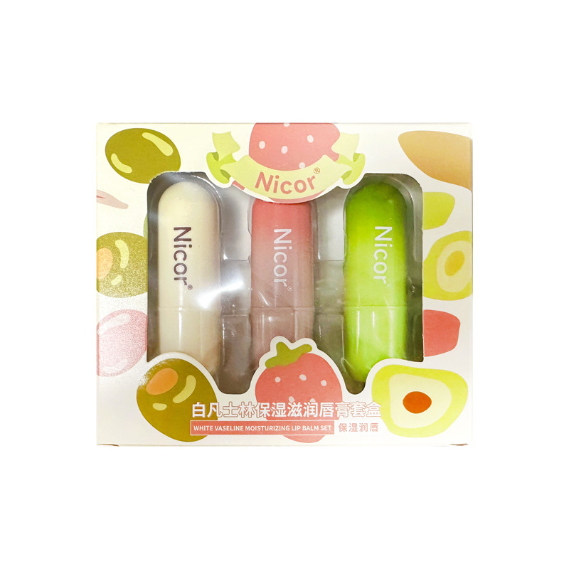 Fruity Hydrating Lip Balm - Moisturizing Lip Care for Fine Lines & Dryness Prevention