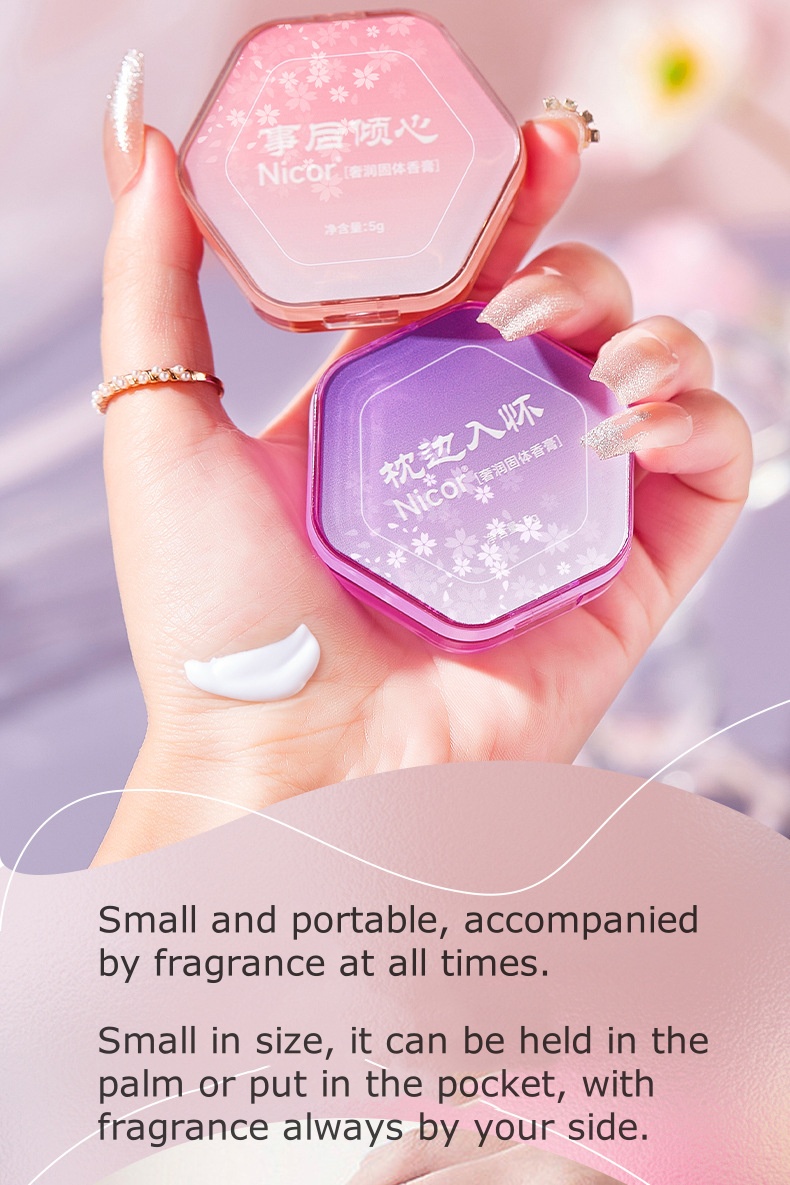 Long-Lasting Solid Perfume for Women - Luxury Fragrance Balm by Perfumer