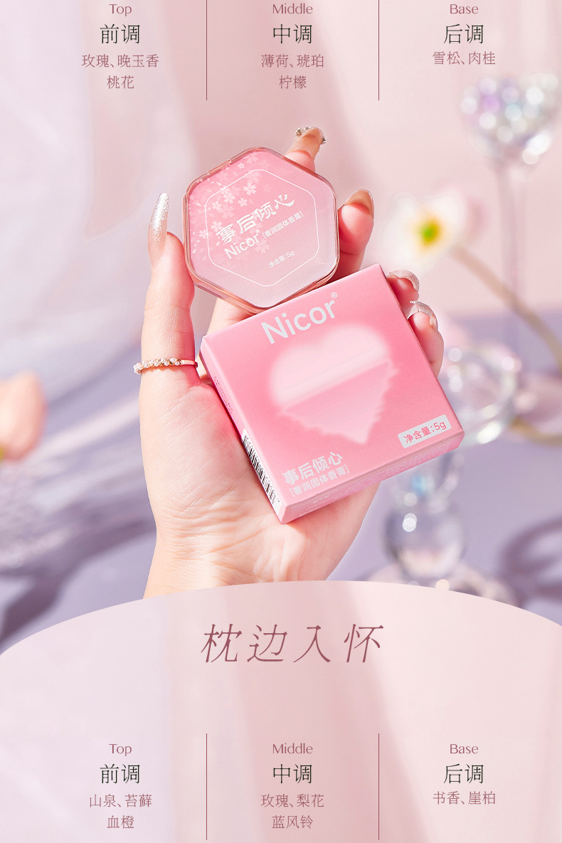 Long-Lasting Solid Perfume for Women - Luxury Fragrance Balm by Perfumer