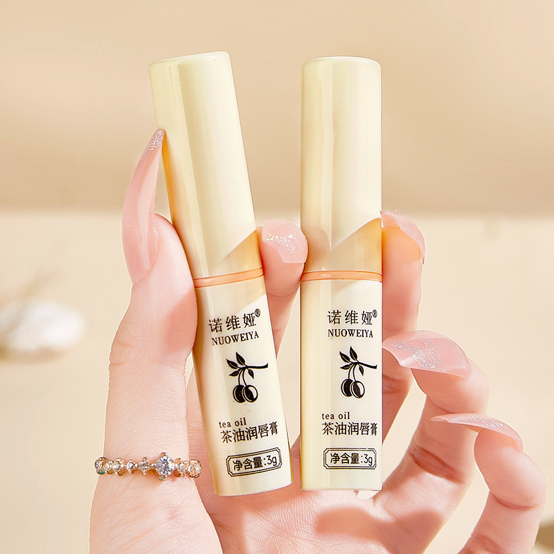 Hydrating Tea Oil Lip Balm for Soft Healthy Lips Nourishes and Reduces Lip Lines