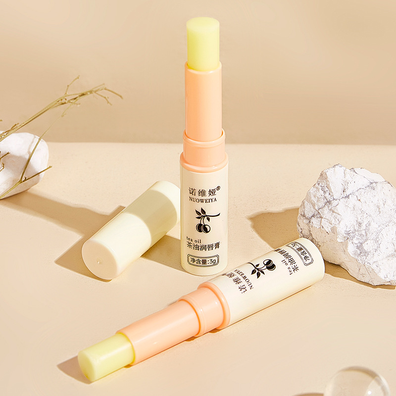 Hydrating Tea Oil Lip Balm for Soft Healthy Lips Nourishes and Reduces Lip Lines