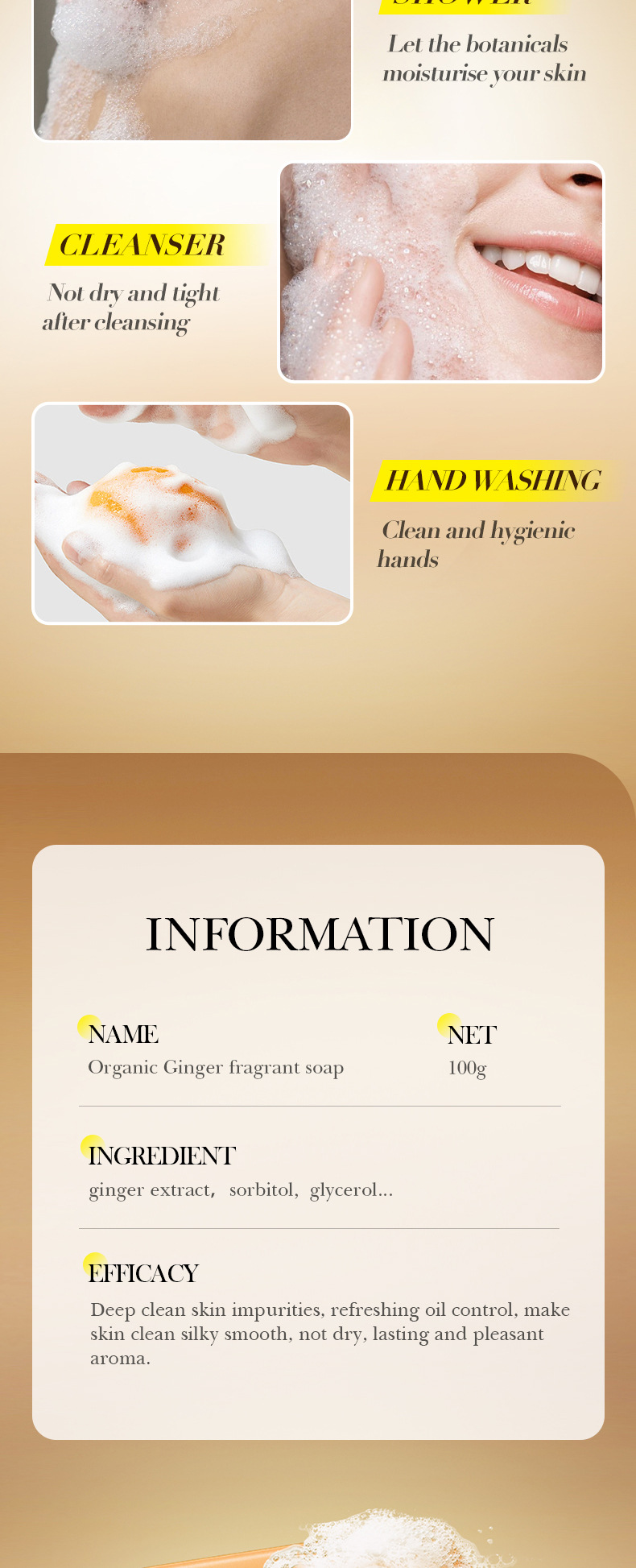 SADOER Cologne Perfumed soap deeply cleanses the body dish soap hand made soap