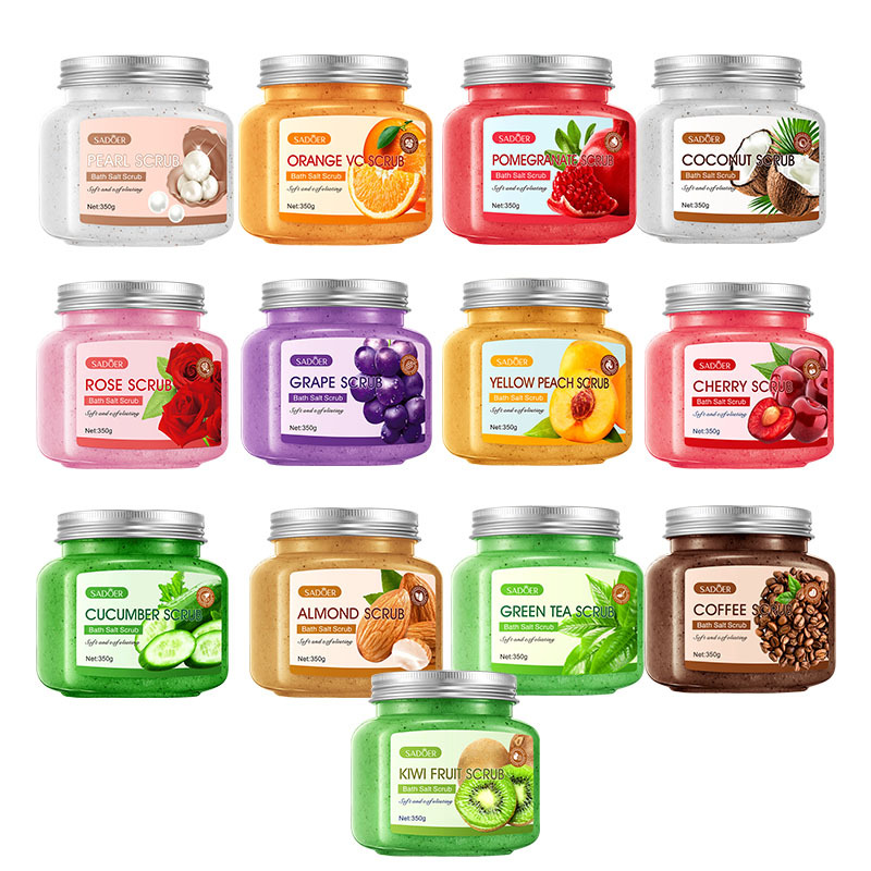 SADOER Fruit Exfoliating Scrub | Deep Cleansing & Skin Smoothing Formula