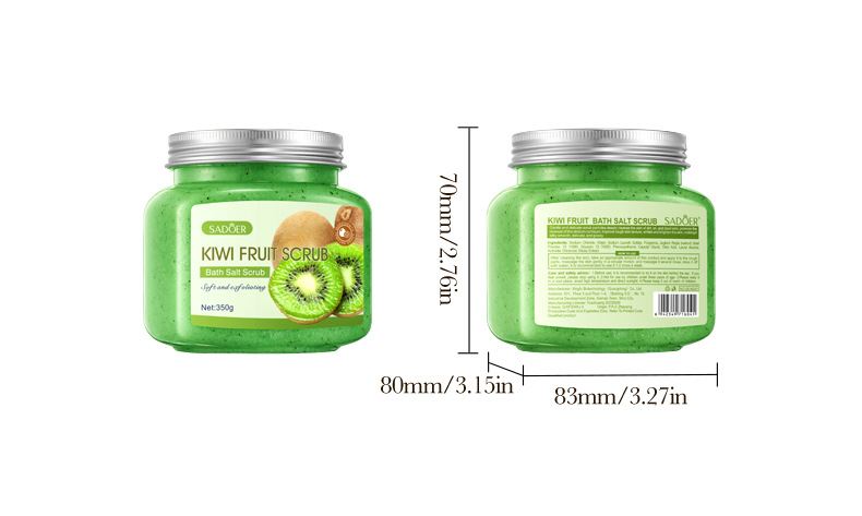 SADOER Fruit Exfoliating Scrub | Deep Cleansing & Skin Smoothing Formula