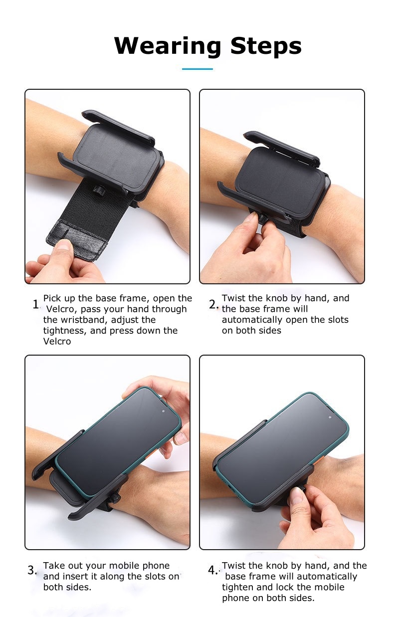 Outdoor Running Arm Phone Holder for Sports, Cycling & Navigation
