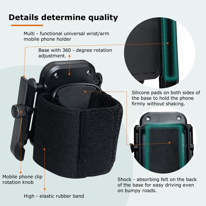 Outdoor Running Arm Phone Holder for Sports, Cycling & Navigation