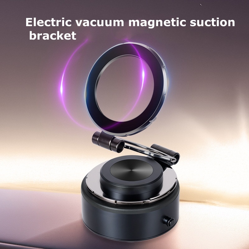 Magnetic Telescopic Car Phone Holder - Vacuum Suction Tech for GPS Navigation CZF-C502
