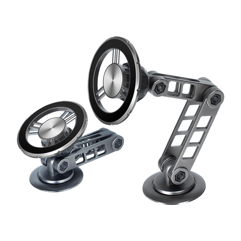 Robotic arm magnetic car phone holder Car Phone Mount with Suction Base C10