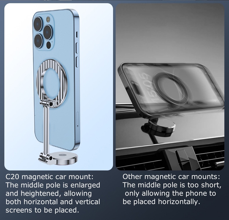 Multifunctional Magnetic Car Phone Holder Universal Magnetic Car Phone Holder for Dashboard C20