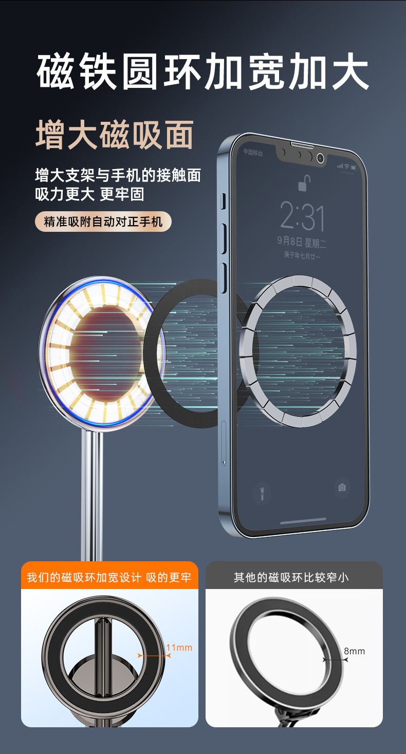 Multifunctional Magnetic Car Phone Holder Universal Magnetic Car Phone Holder for Dashboard C20