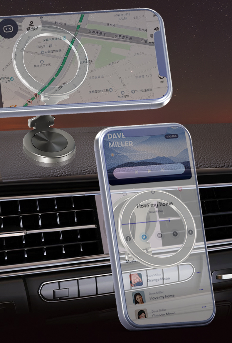 Non-Slip Car Dashboard Phone Mount Easy Install C12