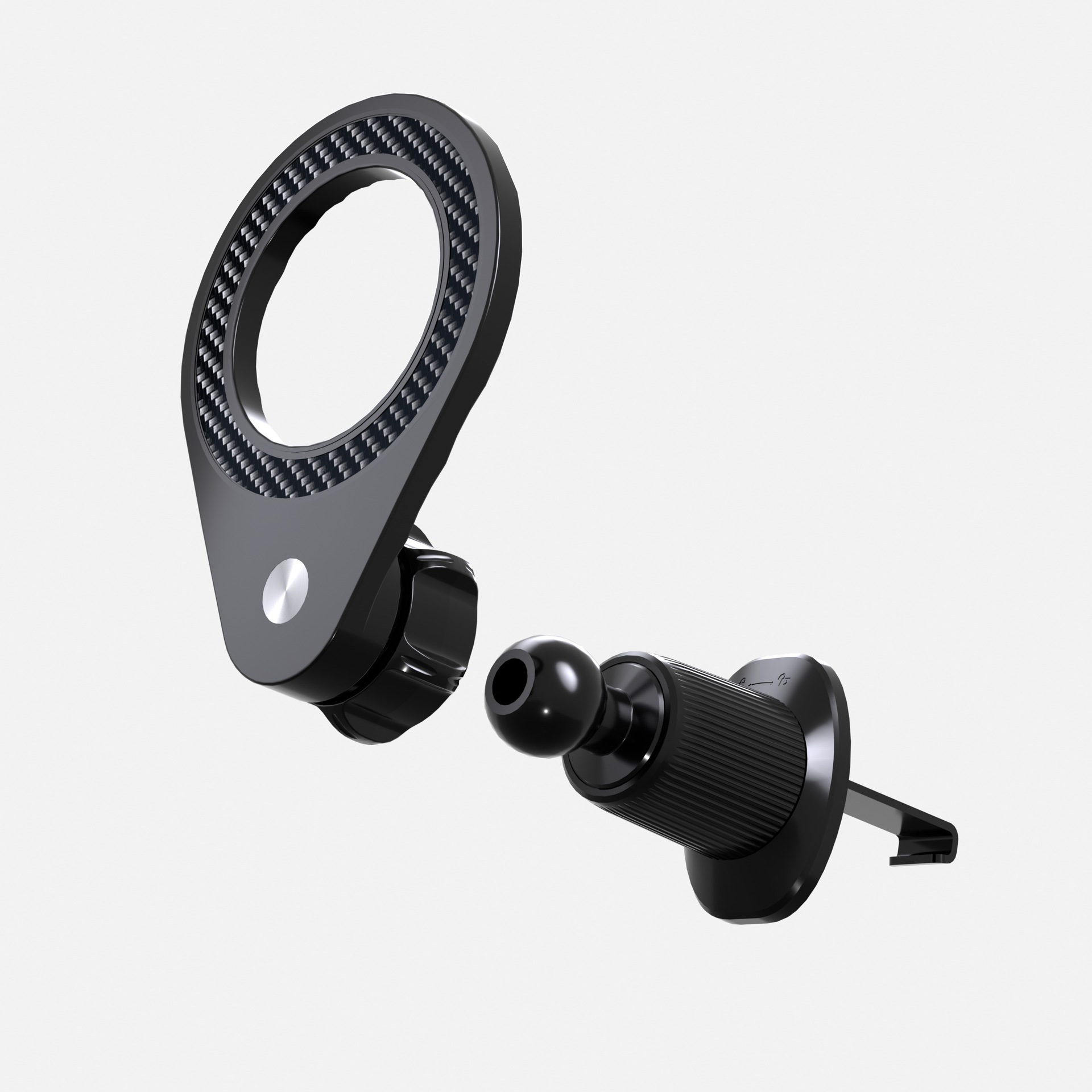 Universal Magnetic Car Phone Mount for Air Vent and Dashboard – Secure Car Holder C25