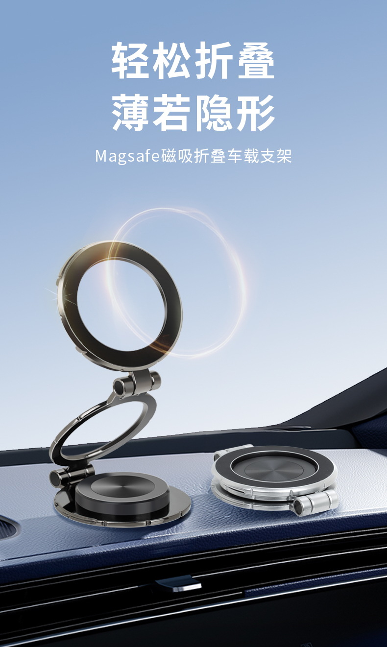 2024 New Foldable Dashboard Car Phone Mount – Versatile Car Holder for Smartphones C36