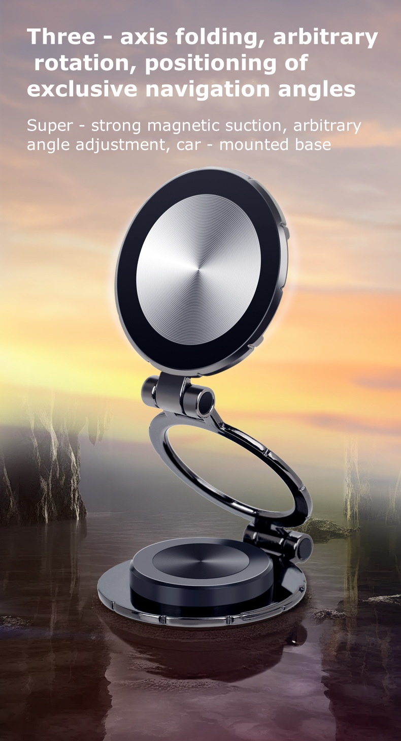 Universal Magnetic Dashboard Car Phone Holder Strong Adhesive Mount for Car Interior Use C38