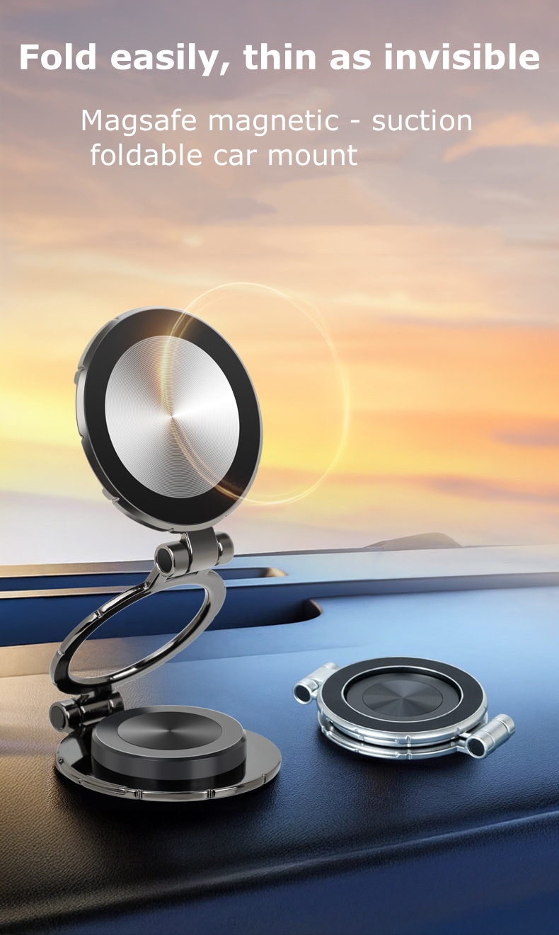 Universal Magnetic Dashboard Car Phone Holder Strong Adhesive Mount for Car Interior Use C38