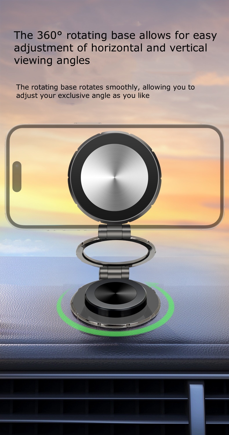 Universal Magnetic Dashboard Car Phone Holder Strong Adhesive Mount for Car Interior Use C38