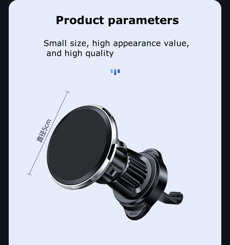 Wholesale Round Magnetic Car Phone Holder for Air Vent Mounting F103