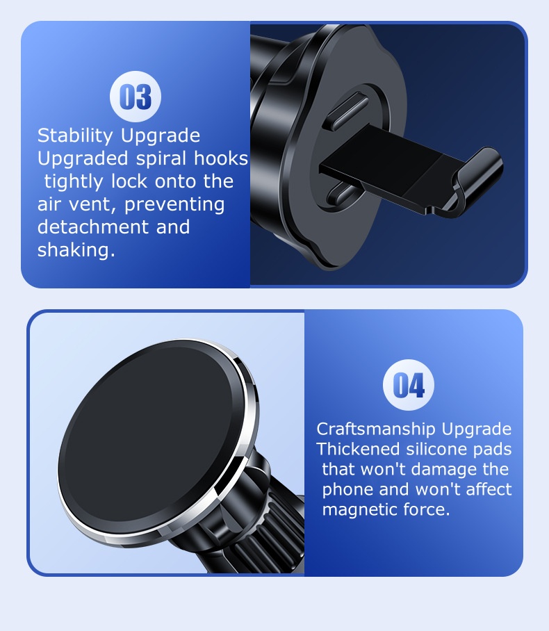 Wholesale Round Magnetic Car Phone Holder for Air Vent Mounting F103