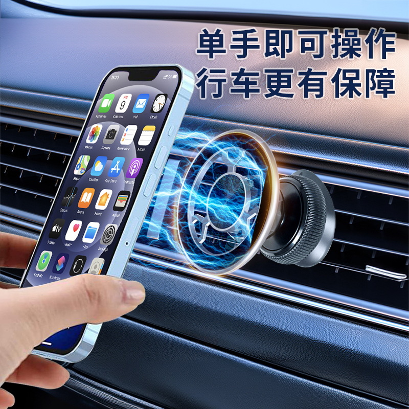 Universal Foldable Magnetic Suction Car Mount for Mobile Phones Ideal for Dashboard C31