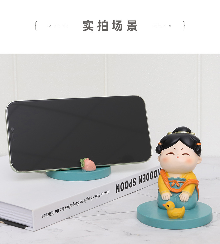 Chinese-Inspired Desktop Ornaments and Phone Holders for Stylish Decoration G4A1M0