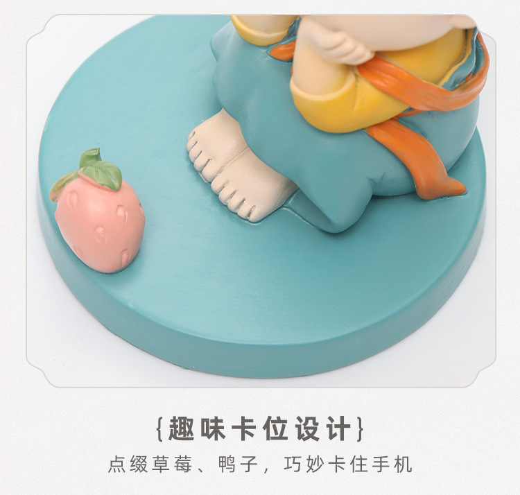 Chinese-Inspired Desktop Ornaments and Phone Holders for Stylish Decoration G4A1M0